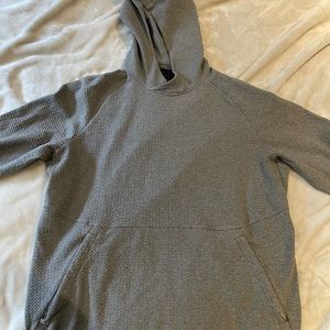 Lululemon at ease hoodie heathered grey sage size large